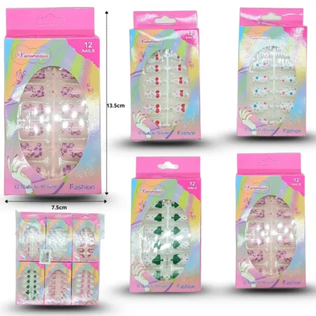 W - 031 uña postiza infantil CURIMEIJIA C/12 G1555