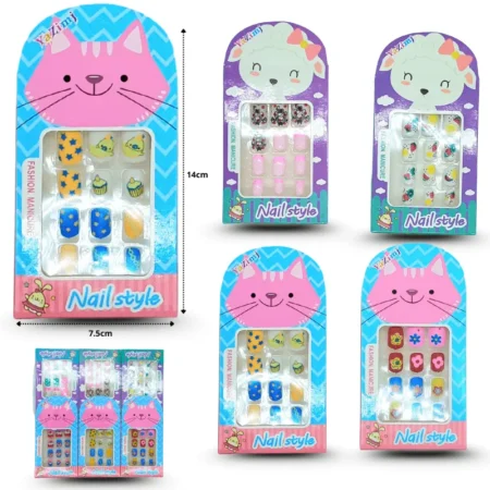 W - 033 uña infantil decorada YAZIMJ C/12 G1574