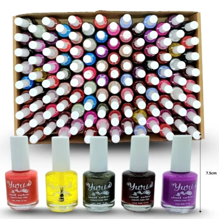 W - 118 esmalte colores surtidos charola C/112 ALB MOR