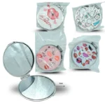 Z - 052 espejo de bolsillo decorado labios C/12 G1152 o 1295