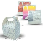 B - 039 caja de regalo plegable estampada 17x15x9.5cm C/12 D4226
