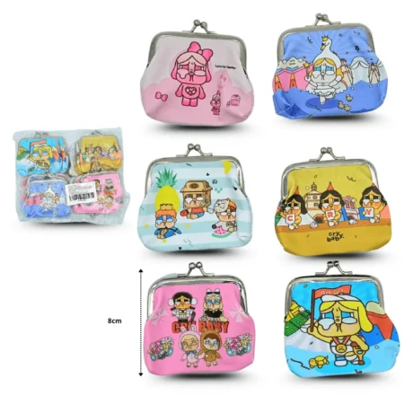 B - 043 monedero almeja chicas super poderosas C/12 254V-84