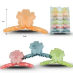 F - 013 pinza para cabello flor 11cm C/12 1501-38