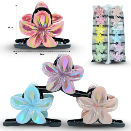 F - 024 pinza nudo con loto 8cm C/12  TA-1539-15