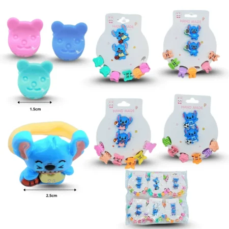 F - 024 piojo carrusel con liga par stitch C/12 25T142