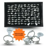 I - 017 anillo letras acero inoxidable C/100 R2552H-37