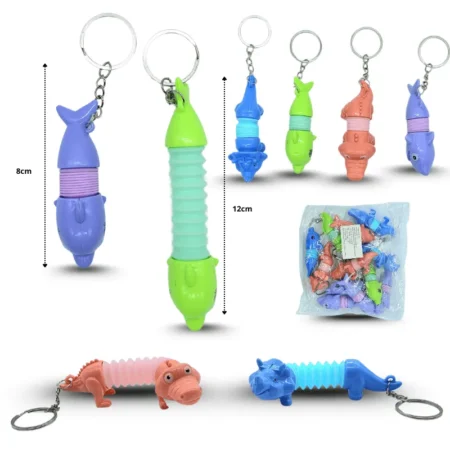 L - 004 llavero animales gusano C/12 25W-116