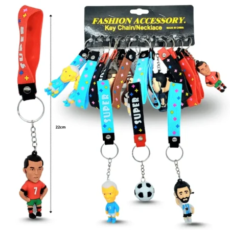 L - 057 llavero cracks del fútbol con cinta C/12 R510G-2