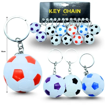 L - 069 llavero balón con cascabel C/12 HLZ-3250