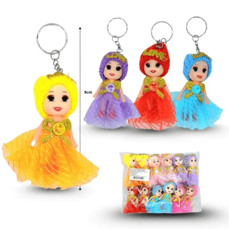 L - 077 llavero muñeca con gorrito C/12 HLZ-3294