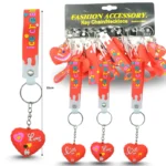 L - 228 llavero corazon con cinta C/12 10G-3