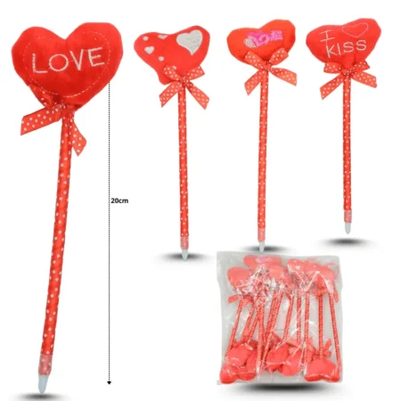 P - 010 pluma corazon C/12 25Y-18