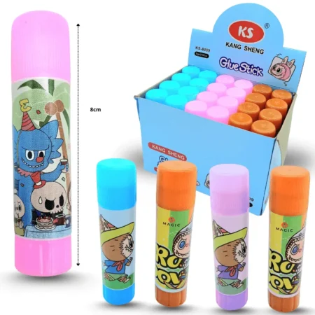 P - 013 pegamento en barra decorado C/24 KS-8009 o 52B-18