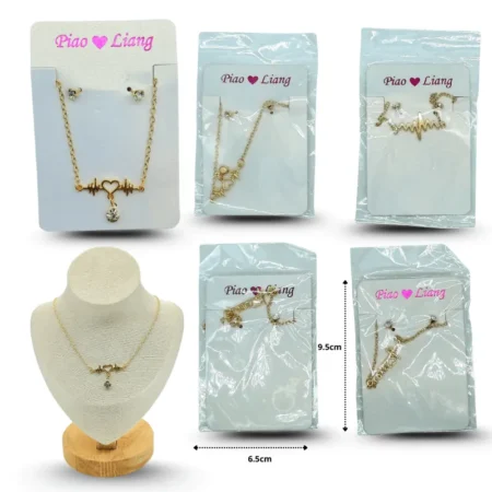 S - 003 collar dije 14 feb con par de broqueles C/12 25Y-22