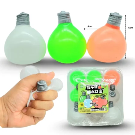 T - 011 juguete bombilla de agua squishy C/9 25Y-58