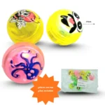 T - 017 pelota mini decorada con luz C/12 25U-71