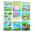 T - 045 rompecabezas set 3pzas en tira C/12 M133-7H-4