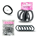 V - 022 liga licra negra 6cm set 6 pzas C/12 M164-6A-5