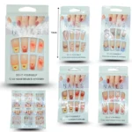 W - 023 uña decorada C/12 2504A-77