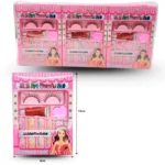 W - 082 set de uñas infantil , pestaña, lima y pegamento TB-0789A