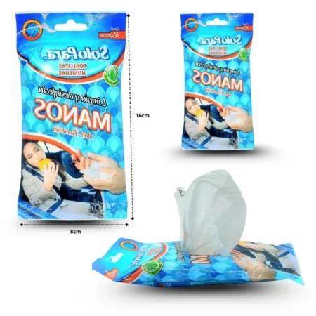 Z - 008 toallitas humedas para manos C/10 10ESSB