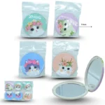 Z - 023 espejo de bolsillo decorado gato C/12 XL52-44