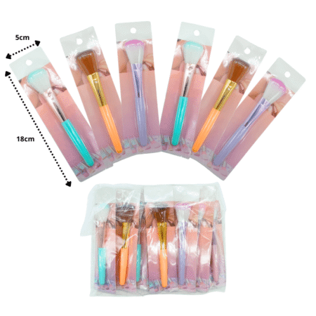 C - 023 brocha cosmética en blister C/12 XL53-51