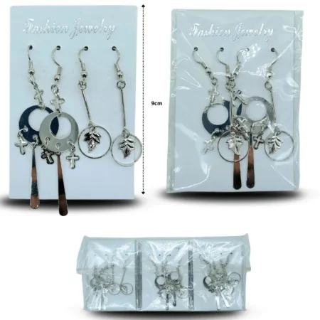 A - 013 arete largo set 2 pares C/12 2420-8