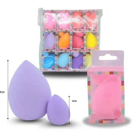 C - 031 esponja cosmética set 2 pzas en caja C/12 25P-17
