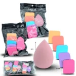 C - 041 esponja cosmética plana y bombón set 6 pzas C/12 25V59