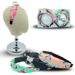 E - 020 diadema tela estampada C/12 21-F18