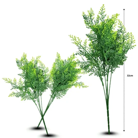 H - 058 follaje artificial tipo rama de cedro C/2 C25330