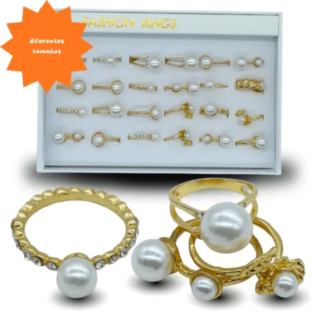 I - 004 anillo perla C/24 SJZ-801