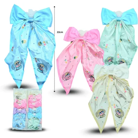 J - 030 pico moño satin estampado C/12 XL41-92