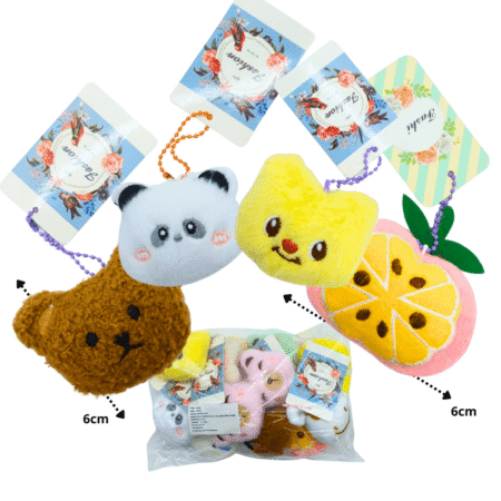 L - 003 llavero peluche animales y fruta C/12 25ZE-87