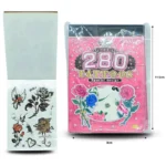 O - 015 tatuaje mini con 20 libros C/20 F2547
