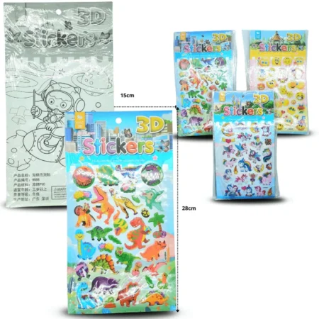 P - 034 sticker inflado con dibujo para colorear C/20 F2499 o HR88