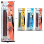 P - 063 set escolar en blister 3 lapiz, sacapuntas y borrador C/10 F2437