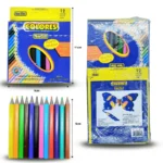 P - 068 lápiz de color corto set 12 colores C/12 F2461