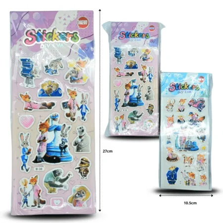 P - 123 sticker zootopia C/20 25V83