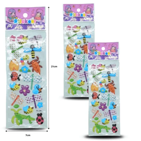 P - 637 sticker inflado sin fondo C/20 F2498