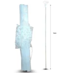 PA - 002 base para globo translucida extra larga 70cm C/50 C1308