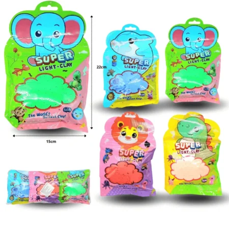 T - 201 foami moldeable en bolsa 50gr bolsa animalitos C/12 TG- 3624