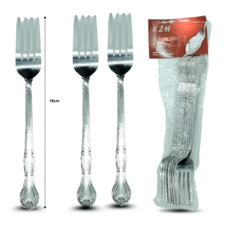 U - 004 tenedor flor KZH C/12 M202-2F-13