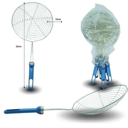 U - 006 colador ideal para freír  15x32cm C/10 A7200