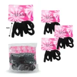 V - 279 liga licra negra 4cm C/12 6a-1