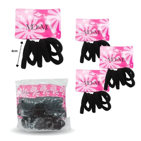 V - 279 liga licra negra 4cm C/12 6a-1