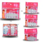 W - 278 uñas para niña children nails con pegamento C/12 TB-0786