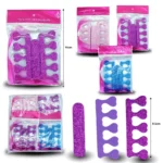 Z - 002 kit de pedicure separador de dedos y lima C/12 G3386