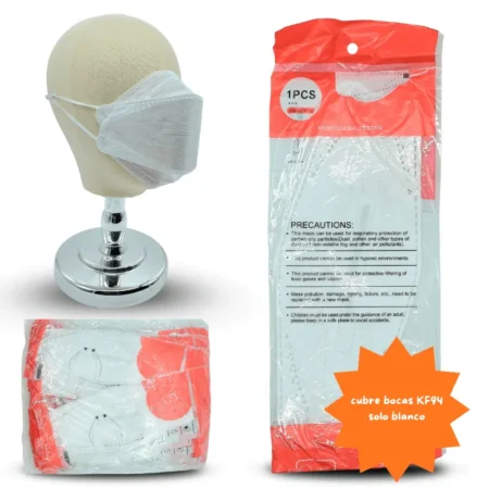 Z - 789 cubrebocas KF94 blanco C/50 KF94-OT39